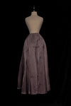 Mutedance 25 Autumn/Winter Waisted Swing Skirt Plant-dyed Highly Handcrafted MD-MD25FW88-purple (MD25FW86)